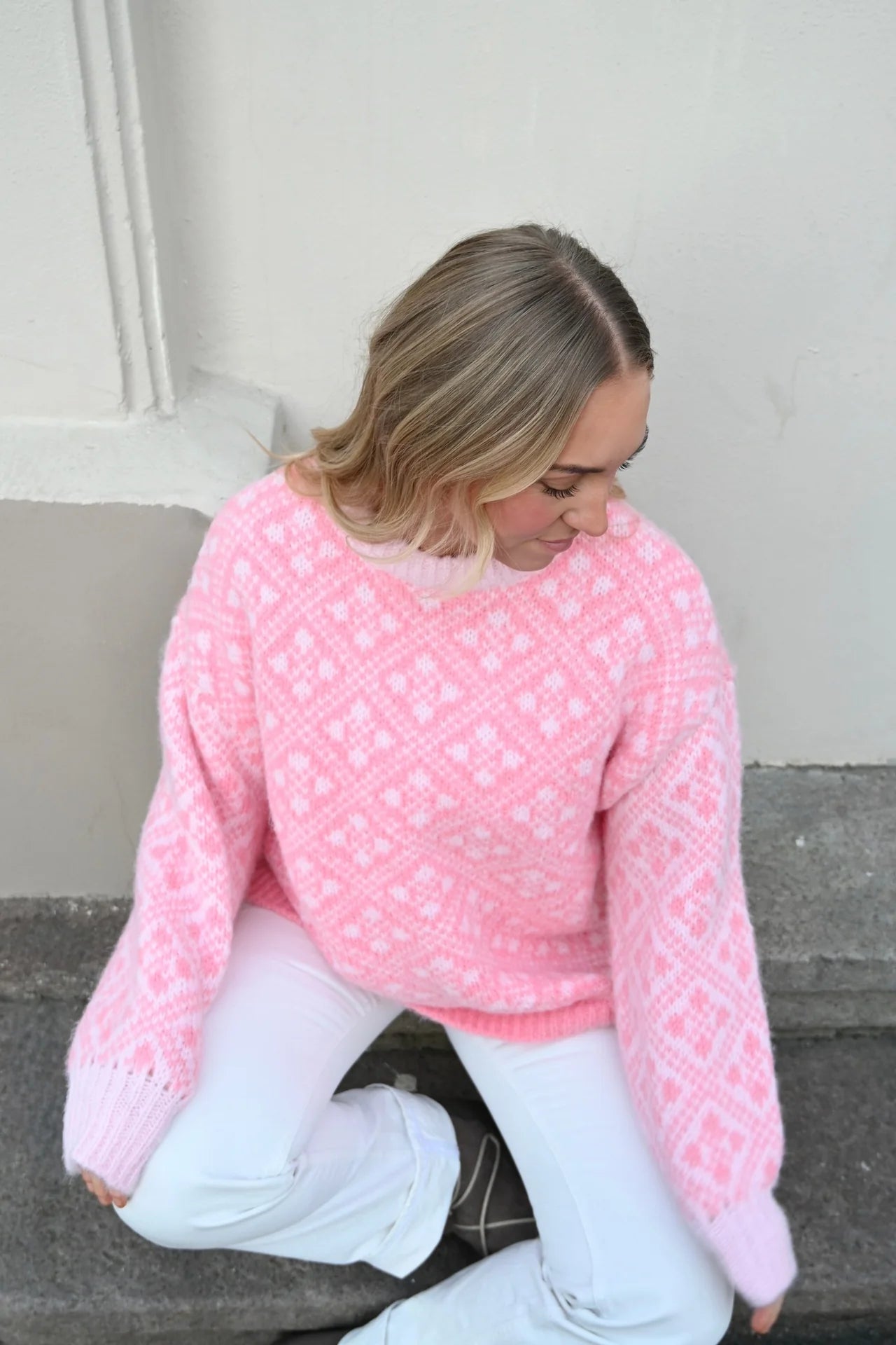 VMINGA Pullover - Pink-A-Boo