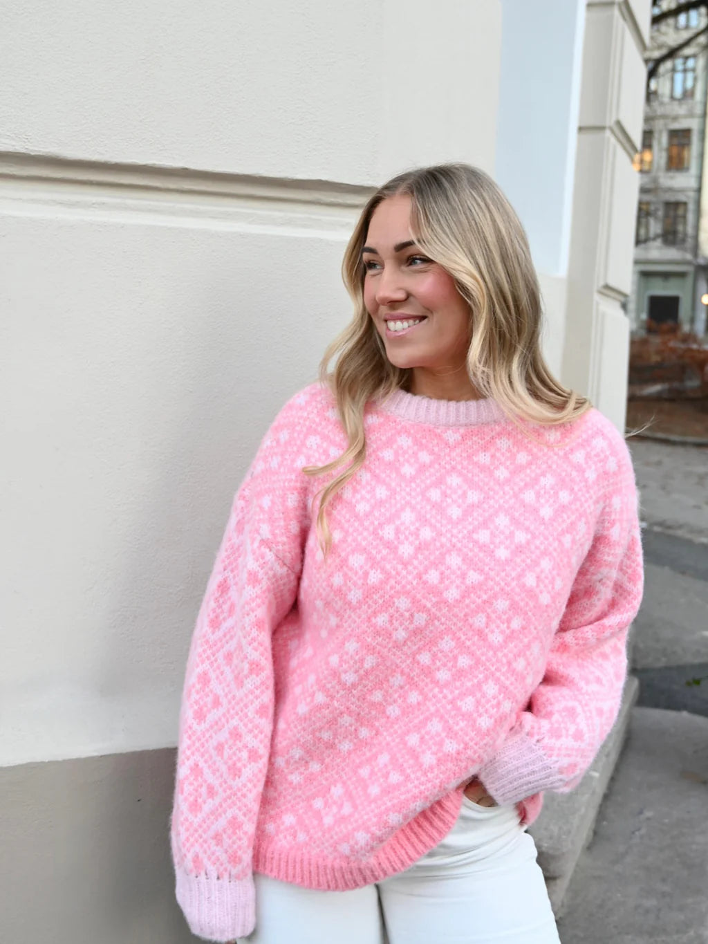 VMINGA Pullover - Pink-A-Boo