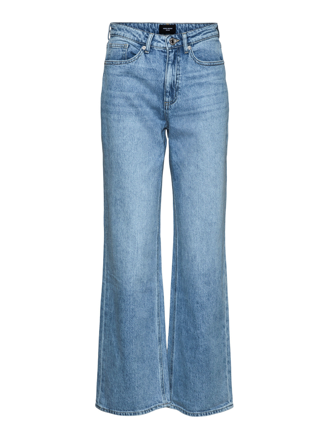 VMTESSA wide Jeans - Light Blue Denim
